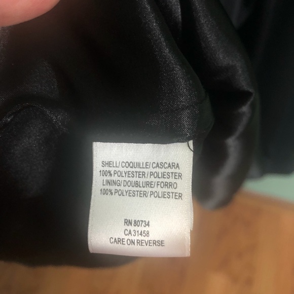 Black Satin Evening Prom Cocktail Gown Halter Top - Picture 14 of 15